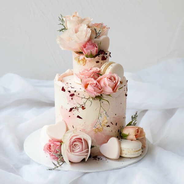 Beverly Cake | Mini 2 Tier Floral